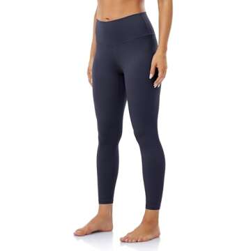Colorfulkoala Women's Buttery Soft High Waisted Yoga Pants 7/8 Length Leggings (S, True Navy)