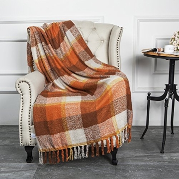 Ultimate Soft Vintage Plaid Throw Blanket for Cozy Decor