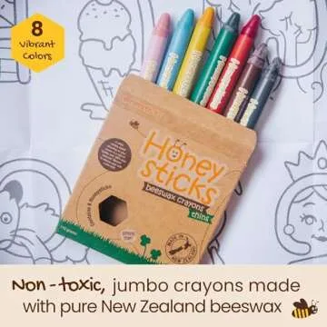 Honeysticks Kids Activity Set - Eco-Friendly Fun for Ages 3-5