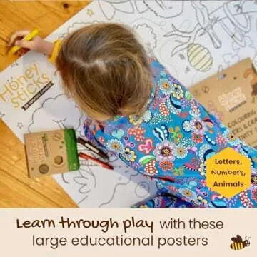 Honeysticks Kids Activity Set - Eco-Friendly Fun for Ages 3-5