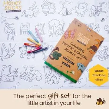 Honeysticks Kids Activity Set - Eco-Friendly Fun for Ages 3-5