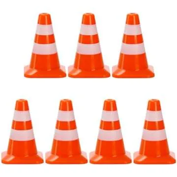 ZEAYEA Mini Traffic Cones - Fun and Educational Props