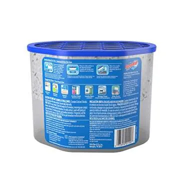 DampRid Fragrance Free Disposable Moisture Absorber - 10.5 oz. Each - 3 Pack – Attracts & Traps Excess Moisture, Eliminates Musty Odors, Creates Fresher, Cleaner Air White