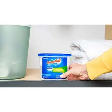 DampRid Fragrance Free Disposable Moisture Absorber - 10.5 oz. Each - 3 Pack – Attracts & Traps Excess Moisture, Eliminates Musty Odors, Creates Fresher, Cleaner Air White