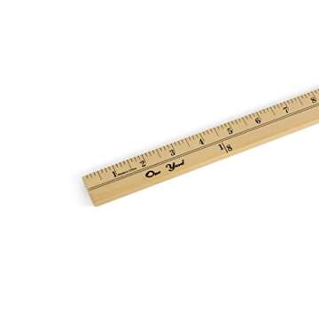 Dritz Wooden Yardstick for Precision Measuring - 36-Inch Natural Crafting Tool