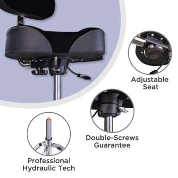 GIOCO Drum Throne with Backrest: Ultimate Comfort & Support