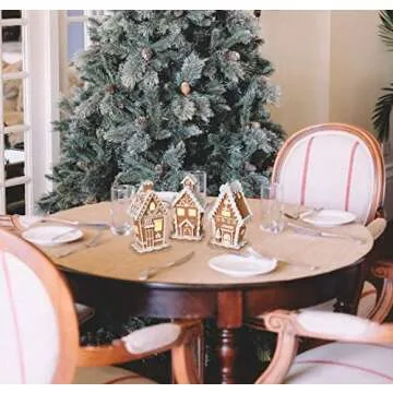 TenWaterloo Lighted Gingerbread Houses Set - 3 Pieces