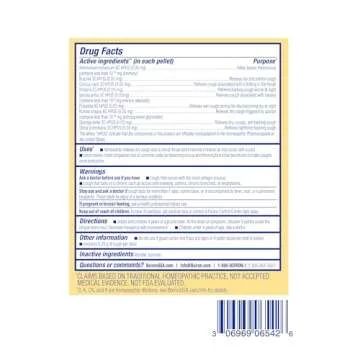 Boiron Chestal Pellets for Cough and Mucus Relief, Nasal or Chest Congestion, and Sore Throat Relief - 2 Count (160 Pellets)