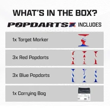 Popdarts USA Themed PRO Pack Game Set for Fun