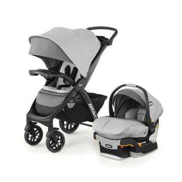 Chicco Bravo LE Trio Travel System - Quick-Fold Stroller