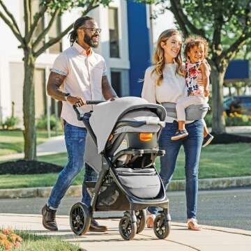 Chicco Bravo LE Trio Travel System - Quick-Fold Stroller