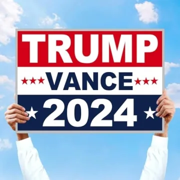 Heavy Duty Double-Sided Trump Yard Signs 2024