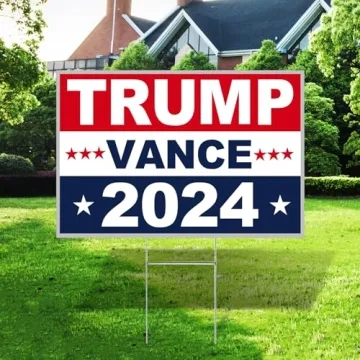 Heavy Duty Double-Sided Trump Yard Signs 2024