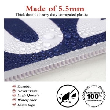 Heavy Duty Double-Sided Trump Yard Signs 2024