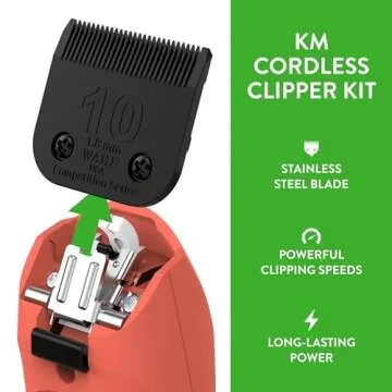 WAHL KM Cordless Pet Clipper Kit for Dogs and Cats