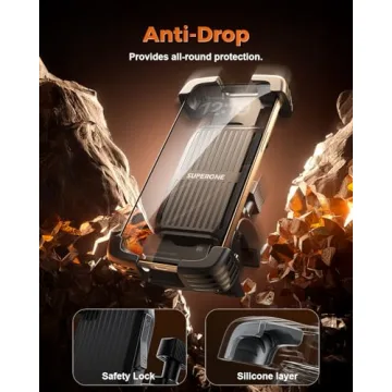 SUPERONE Bike Phone Holder for Safe Riding
