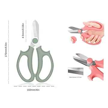 Leize Flower Scissors, Premium Floral Shears for Pruning