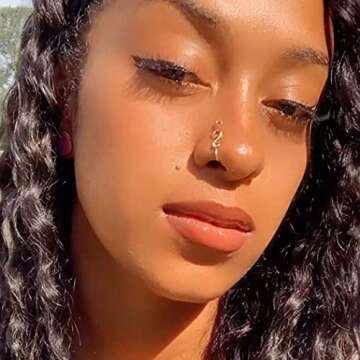 VitaCool 12 Pcs African Nose Cuff for Women, Unique Non-Piercing Style