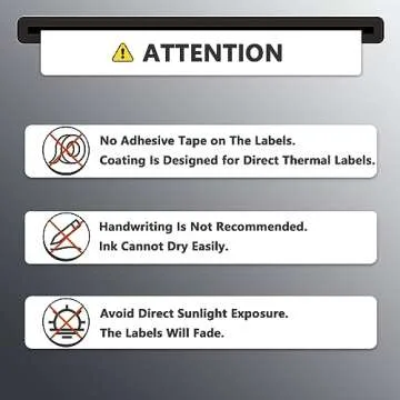 BETCKEY 2.25" x 1.25" Thermal Labels - 10 Rolls