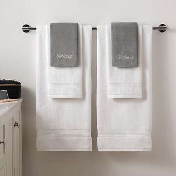 Arkwright Makeup Towels - Ultra Soft Coral Fleece Washcloths