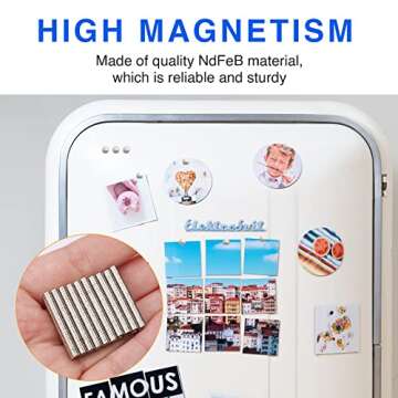 TRYMAG Tiny 360Pcs Neodymium Magnets for Crafts & More