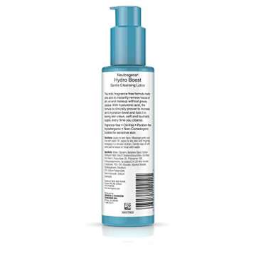 Neutrogena Hydro Boost Gentle Cleansing Lotion 5 Ounce Fragrance-Free (147ml)