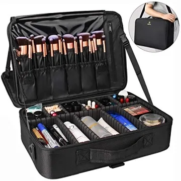 Relavel Makeup Case Large Capacity Waterproof Organizer