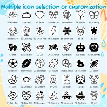 Name Stamp for Clothing Kids - Easy Personalization