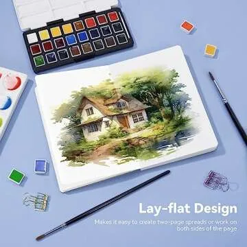 Lightwish Watercolor Journal: 100% Cotton 140lb Paper