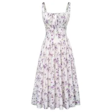 Floral Corset Dress - Stylish Spring Summer Outfit