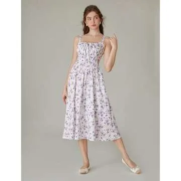 Floral Corset Dress - Stylish Spring Summer Outfit