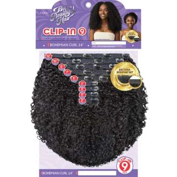 Outre Clip-In Hair Extensions - Bohemian Curls Natural Brown