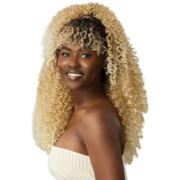 Outre Clip-In Hair Extensions - Bohemian Curls Natural Brown