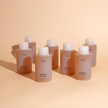 OUAI Detox Shampoo - Clarifying Shampoo for Build Up, Dirt, Oil, Product and Hard Water - Apple Cider Vinegar & Keratin for Clean, Refreshed Hair - Sulfate-Free Hair Care (16 oz)