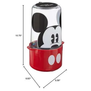 Disney DCM-60CN Mickey Mouse Popcorn Popper, 6 cup, Red