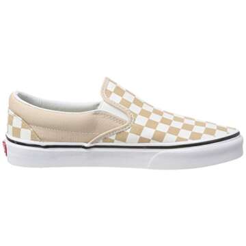 Vans Unisex Checkerboard Frappe/True White Slip-On - 8