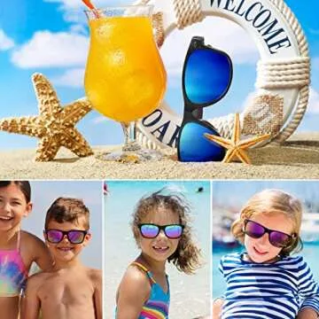Kids Sunglasses Party Favors 64 Pack UV400 Protection