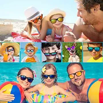 Kids Sunglasses Party Favors 64 Pack UV400 Protection