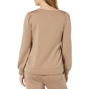 Stylish Eco-Friendly Puff Sleeve Sweatshirt for Women