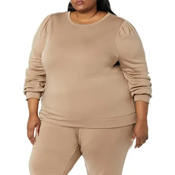 Stylish Eco-Friendly Puff Sleeve Sweatshirt for Women