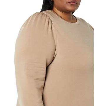 Stylish Eco-Friendly Puff Sleeve Sweatshirt for Women