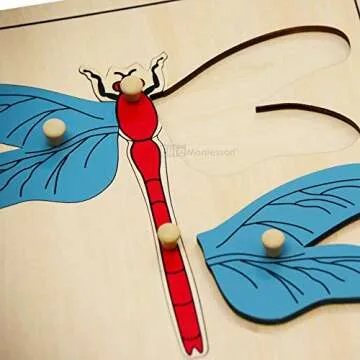 Elite Montessori Dragonfly Puzzle - Fun & Educational Toy
