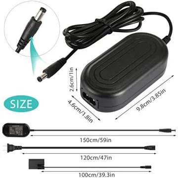 Reliable PowEver NP-FZ100 AC Adapter for Sony Alpha Cameras