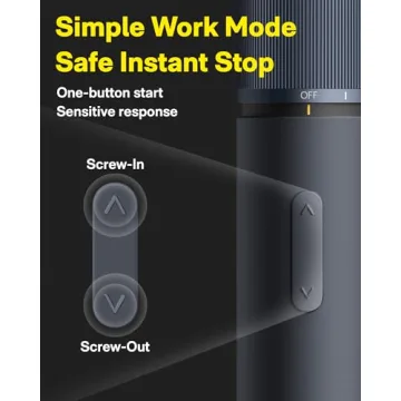 HOTO Electric Screwdriver Rechargeable 3.6V with 12 S2 Bits