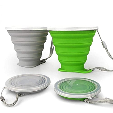 JBER Premium Collapsible Travel Cup Set for Outdoor Use