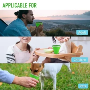 JBER Premium Collapsible Travel Cup Set for Outdoor Use