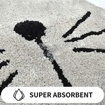 HelloTree Cute Non-Slip Bath Mat for Kids