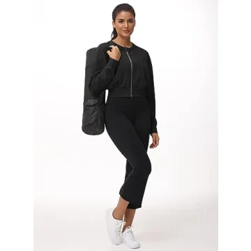 Stylish Women's Cropped Workout Jackets by The Gym People
