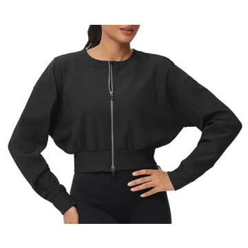 Stylish Women's Cropped Workout Jackets by The Gym People