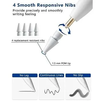 iPad Pencil 2nd Gen with Fast Magnetic Charging